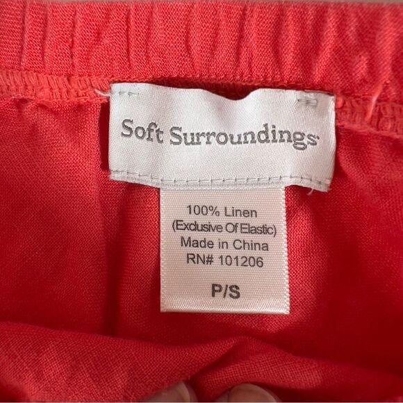 Soft Surroundings 100% Linen Summer Fun Skirt p/s size - Picture 10 of 15